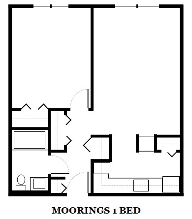 Moorings 1 BR FP